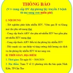 THÔNG BÁO V/v cung cấp DV dự phòng lây truyền 3 bệnh từ mẹ sang con miễn phí - TTYTNK