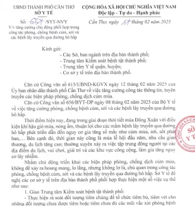 Tăng cường chủ động phối hợp trong công tác phòng, chống bệnh cúm, sởi và các bệnh lây truyền qua đường hô hấp