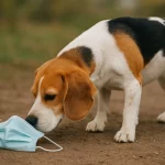 Qua đánh hơi khẩu trang, chú chó săn beagle này đã phát hiện nhiều ca bị ung thư - Ảnh: Maariv Online/The Jerusalem Post