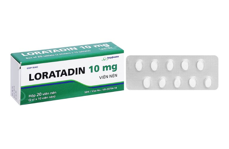 Thuốc chữa viêm mũi dị ứng Loratadine