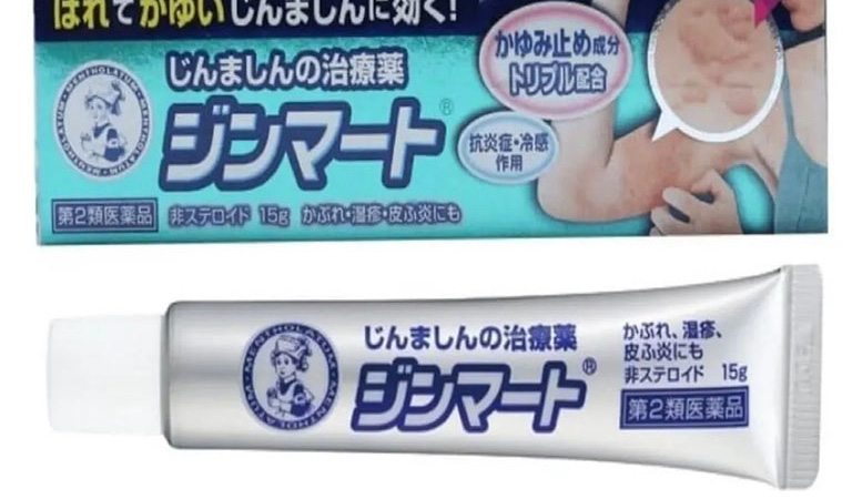 Rohto Mentholatum Jinmart là loại thuốc bôi điều trị mề đay mẩn ngứa của Nhật đang được sử dụng phổ biến